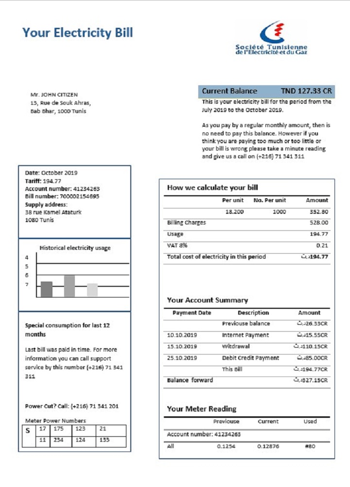  Minol USA business utility bill 